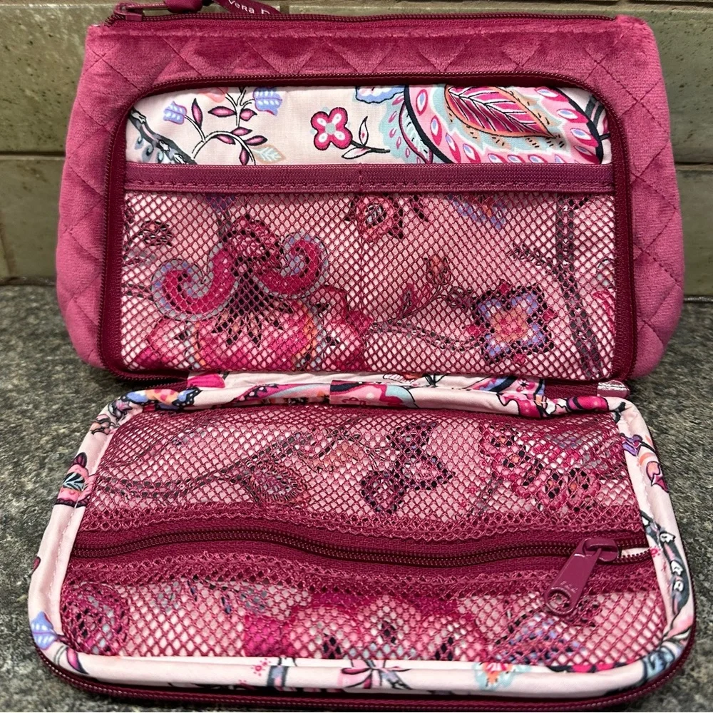 Vera Bradley Pink Make Up Bag - Picture 2 of 11